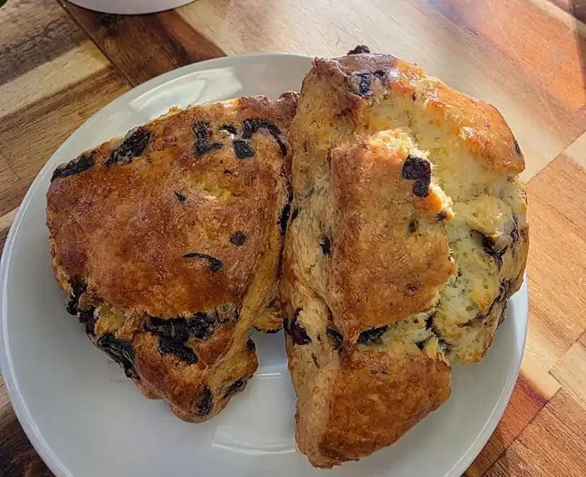 Scones aux bleuets du Québec ou Canadien